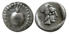 PAMPHYLIA, Side. Circa 460-430 BC. AR Obol. Very Rare.