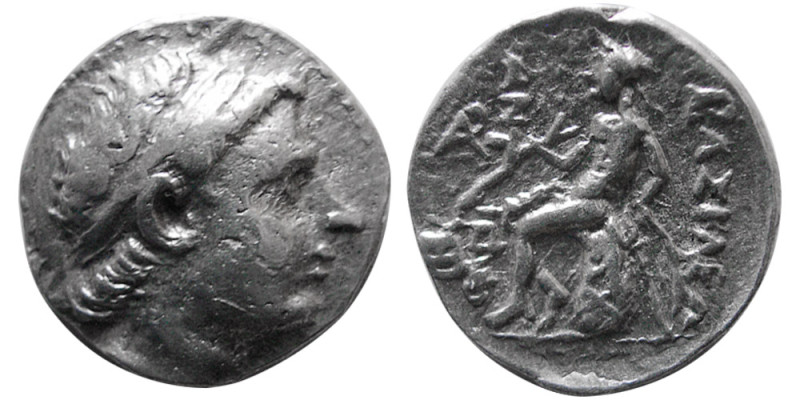 SELEUKID KIGDOM, Antiochos I. Soter, circa 280-261 BC. AR Drachm (4.32 gm; 17 mm...