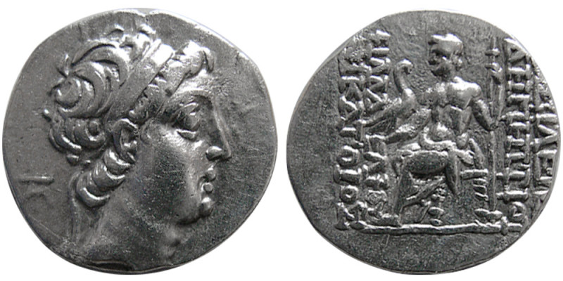 SYRIA, SELEUKID KINGS. Demetrios II. First Reign, 145-138 BC. AR Drachm (3.97 gm...