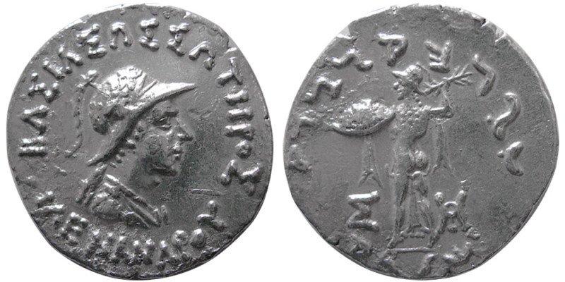 BAKTRIAN KINGS, Menander I Soter, Ca. 165/55-130 BC. AR Tetradrachm (9.62 gm; ; ...