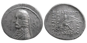 KINGS of PARTHIA. Arsakes XVI (78/7-62/1 BC). AR Drachm.