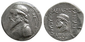 KINGS of ELYMIAS. Kamnaskires V. Ca 54/3-33/2 BC. AR Tetradrachm