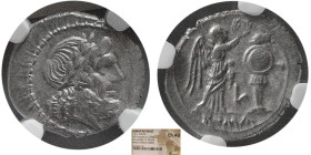 ROMAN REPUBLIC. Anonymous. AR Victoriatus. NGC-Choice AU.