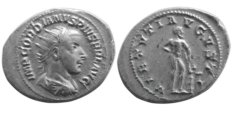 ROMAN EMPIRE; Gordian III, (238-244 AD). AR Antoninianus (5.72 gm; 25 mm). Rome,...