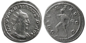 ROMAN EMPIRE; Valerian I. 257-260 AD. AR Antoninianus.