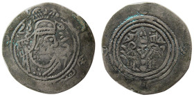 ARAB-SASANIAN; Sakastan series, Khosrau type. AR Dirham