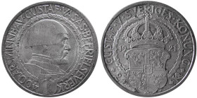 SWEDEN, Gustav V (1907-1950). AR 2 Kronor