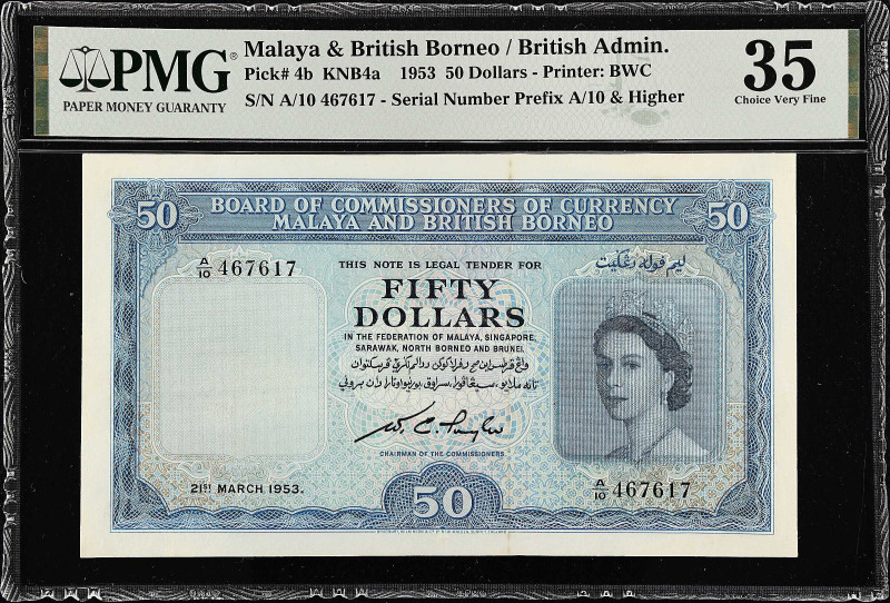 MALAYA AND BRITISH BORNEO. Board of Commissioners of Currency Malaya and British...