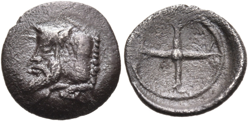 SICILY. Gela. Circa 480/75-475/70 BC. Obol (Silver, 11 mm, 0.51 g). [CΕΛΑ] Forep...