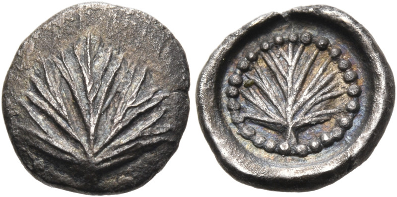 SICILY. Selinos. Circa 515-480/70 BC. Litra or Obol (Silver, 10 mm, 0.63 g, 9 h)...