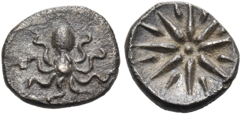 SICILY. Syracuse. Dionysios I, 405-367 BC. Hemiobol (Silver, 7.5 mm, 0.29 g), wa...