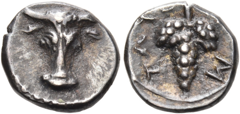 SICILY. Tauromenion. Circa 275-216/2 BC. Litra (Silver, 10 mm, 0.87 g, 2 h). Buc...