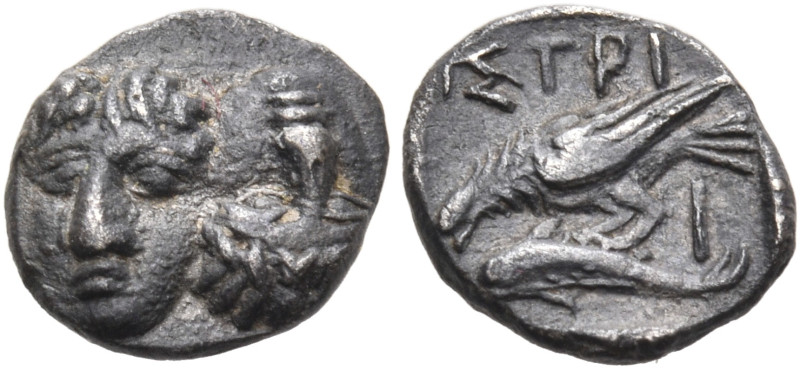 MOESIA. Istros. Circa 425/410-380/350 BC. Hemiobol (Silver, 8.5 mm, 0.50 g, 12 h...