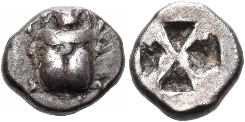 ATTICA. Athens. Circa 545-525/15 BC. Obol (Silver, 8 mm, 0.69 g), from the so-ca...