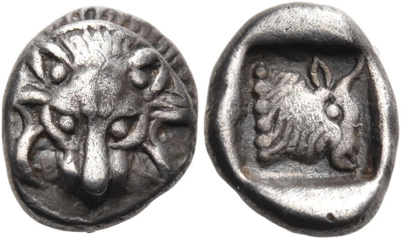 ISLANDS OFF IONIA, Samos. Circa 499-495 BC. Diobol (Silver, 11 mm, 1.19 g, 12 h)...