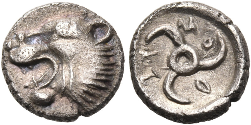 DYNASTS OF LYCIA. Zemu = Limyra. Uncertain dynast, circa 390-370 BC. Obol (Silve...
