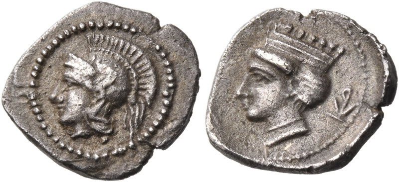 DYNASTS OF LYCIA. Araxa. Uncertain dynast, Circa 380 BC. Obol (Silver, 12 mm, 0....