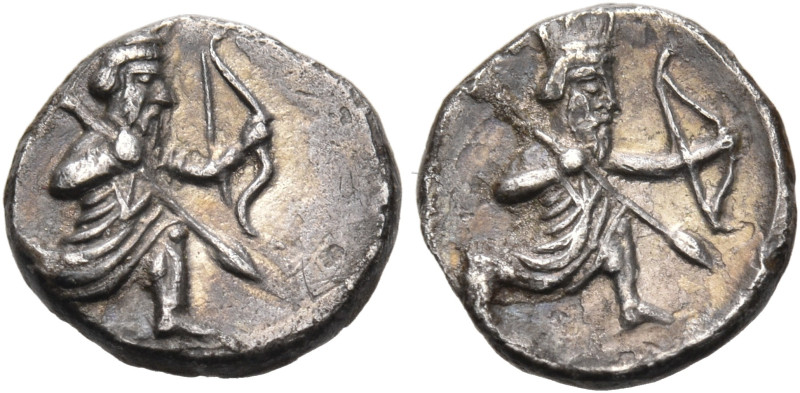 CILICIA. Uncertain, but perhaps Mallos. Mid 4th century BC. Obol (Silver, 10 mm,...