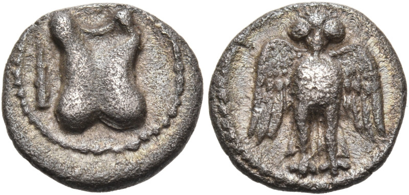 CILICIA. Uncertain mint, but perhaps Mallos. Circa 400-350 BC. Obol (Silver, 10....