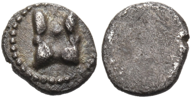 CILICIA. Uncertain mint, but perhaps Mallos. Circa 400-350 BC. Tetartemorion (Si...