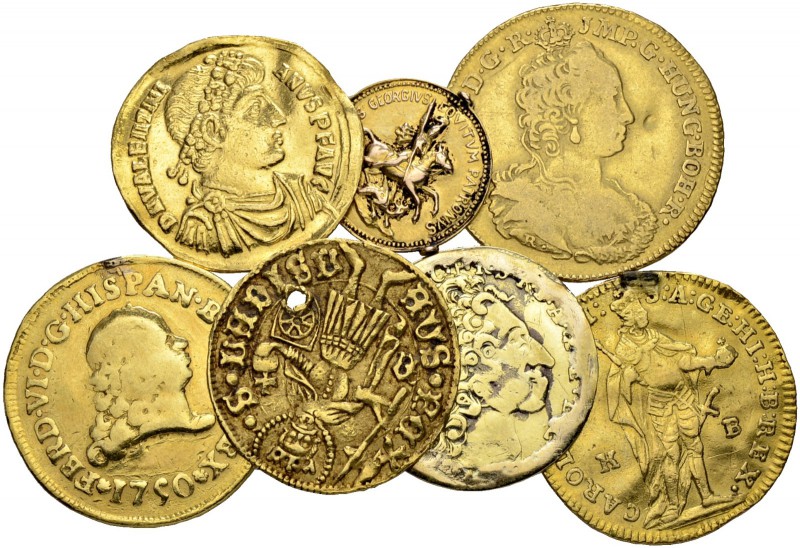 [24.00g]
GEMISCHTE LOTS. Diverse Länder. Diverse Goldmünzen diverser Jahre. Lot...