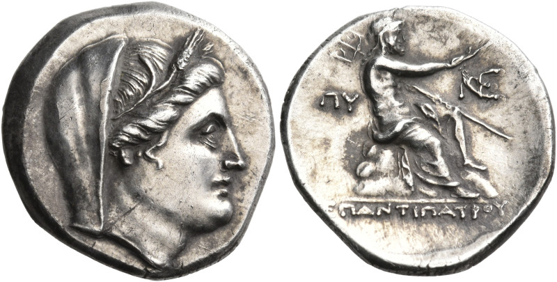 THRACE. Byzantion. Circa 240-220 BC. 9 Obols (Silver, 20 mm, 5.64 g, 1 h), Phoen...