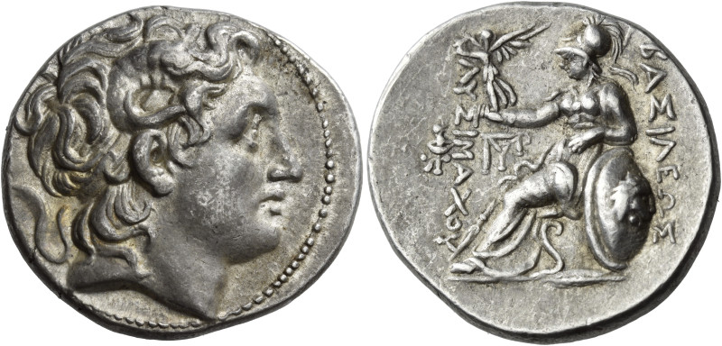 KINGS OF THRACE. Lysimachos, 305-281 BC. Tetradrachm (Silver, 29 mm, 16.90 g, 11...