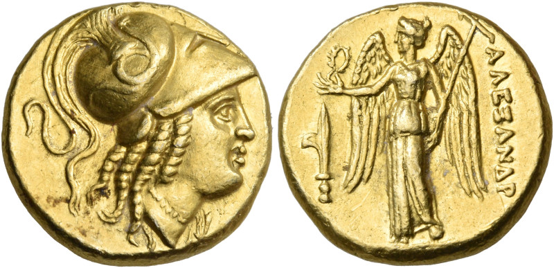 KINGS OF MACEDON. Alexander III 'the Great', 336-323 BC. Stater (Gold, 17.5 mm, ...