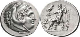 KINGS OF MACEDON. Alexander III 'the Great', 336-323 BC. Tetradrachm (Silver, 32 mm, 16.96 g, 12 h), struck posthumously, Lampsakos in Mysia, circa 28...