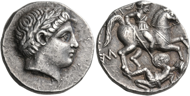 KINGS OF PAEONIA. Patraos, circa 335-315 BC. Tetradrachm (Silver, 24 mm, 12.66 g...