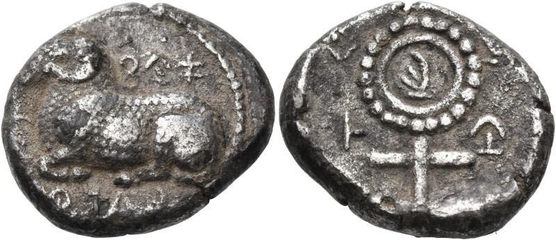 CYPRUS. Salamis. Nikodamos, circa 460-450 BC. Stater (Silver, 22.5 mm, 10.96 g, ...