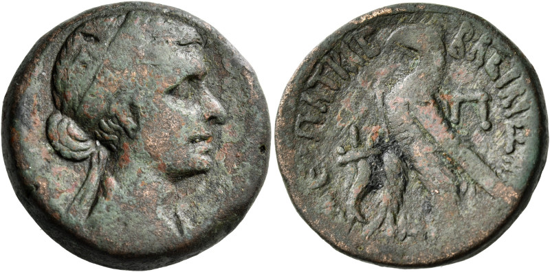 PTOLEMAIC KINGS OF EGYPT. Cleopatra VII Thea Neotera, 51-30 BC. 80 Drachmai or D...