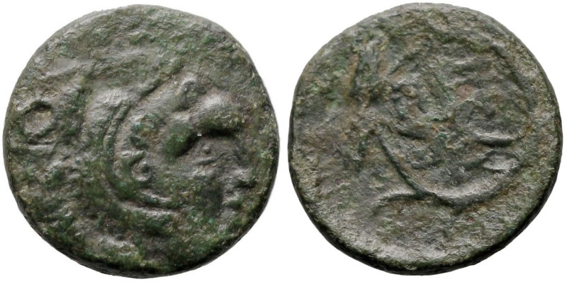 Greek
KINGS of THRACE. Lysimachos (305-281 BC)
AE Bronze (13.6mm 1.86g)
Obv: ...