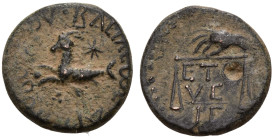 Greek
KINGS of ARMENIA MINOR. Aristobulus (54-92 AD). Nicopolis ad Lycum, year ΙΓ (13) = 66/7.
AE Chalkous (20.7mm 2.39g)
Obv: ΒΑCΙΛEωC APICTOBOYΛO...