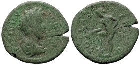 Roman Provincial
TROAS. Alexandria. Commodus (177-192 AD).
AE Bronze (23.7mm 6.62g)
Obv: IMP CAI M AVR COMMODVS. Laureate bust right, with slight d...