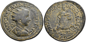 Roman Provincial
Pisidia. Antioch. Gordian III (238-244 AD).
AE Bronze (49.1mm 24.16g)
Obv: IMP CAES M ANT GORDIANVS AVG, radiate, draped and cuira...