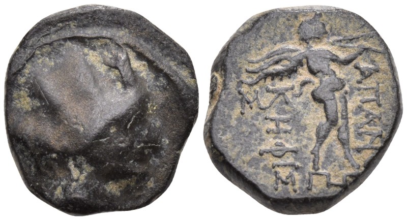 Greek
PHRYGIA. Apameia. (Circa 88-40 BC). Kephiso-, magistrate, son of Skau-
A...