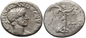 Roman Provincial
CAPPADOCIA. Caesarea. Hadrian (117-138 AD).
AR Hemidrachm (13.3mm 1.51g)
Obv: AYTO KAIC TPAI AΔPIANOC CЄBACT. Laureate bust right,...