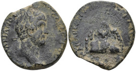 Roman Provincial
CAPPADOCIA. Caesarea. Hadrian (117-138 AD)
AE Bronze (34.3mm 10.24g)
Obv: Laureate head of Hadrian, right.
Rev: Mount Argaeus sur...