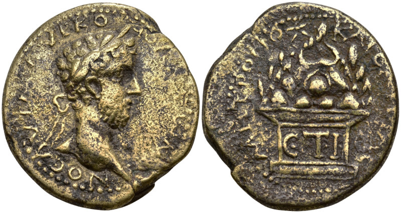 Roman Provincial
CAPPADOCIA. Caesarea. Commodus (177-192 AD)
AE Bronze (21.4mm...