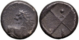 Greek
THRACIAN CHERSONESOS. 'Kardia'. (Circa 357-320 BC).
AR Hemidrachm (12.9mm 2.18g)
Obv: Forepart of lion to right, head reverted
Rev: Quadripa...