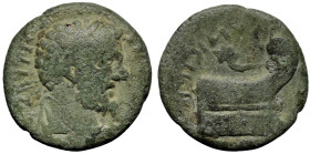 Roman Provincial
THRACE. Coela. Septimius Severus (193-211 AD)
AE Brozne (17mm 3.37g)
Obv: Laureate and draped bust to right
Rev: Prow to right; c...