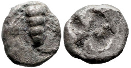 Greek
IONIA. Ephesos. (Circa 550-500 BC).
AR Hemiobol (7.2mm 0.39g)
Obv: Bee.
Rev: Incuse square punch.
Karwiese Series III; SNG Kayhan -; Rosen ...