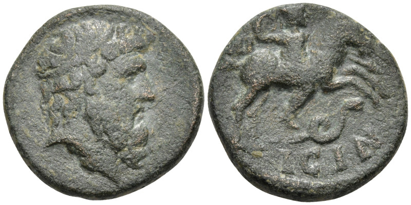 Greek
PISIDIA. Isinda. (2nd-1st centuries BC)
AE Bronze (25.8mm 5.22g)
Obv: D...
