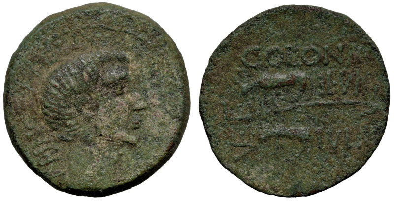 Roman Provincial
CILICIA. Ninica-Claudiopolis .Augustus (27 BC-14 AD)
Obv: PRI...