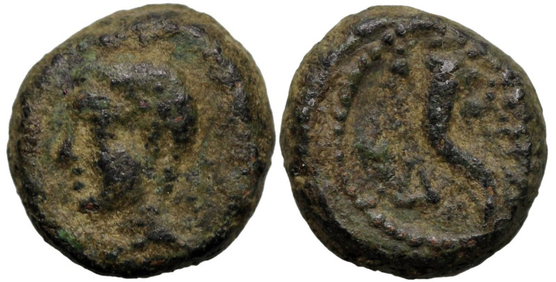 Roman Provincial
THRACE. Sestos. Augustus (27 BC-14 AD)
AE Brone (13mm 2.94g)...