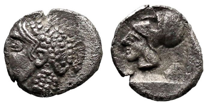 Greek ASIA MINOR. Uncertain. (5th-4th centuries BC).
AR Tetartemorion (5.7mm 0....