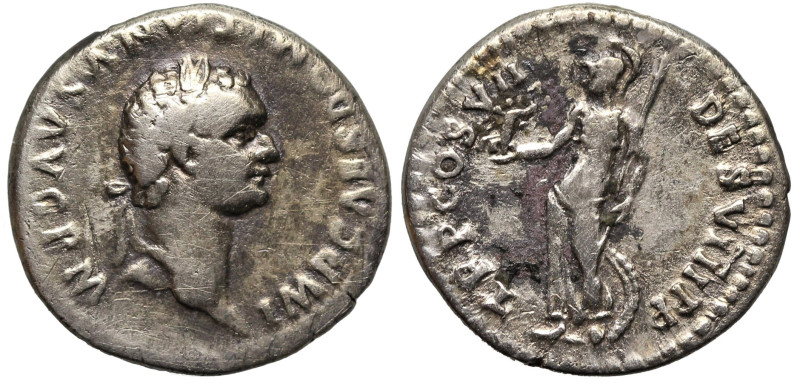 Roman Imperial
Domitian (81-96 AD). Rome
AR Denarius (18mm 2.84g)
Obv: IMP CA...