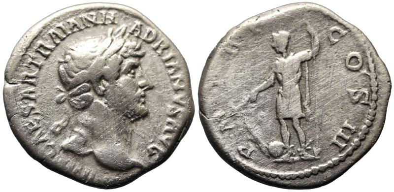 Roman Imperial
Hadrian (117-138 AD). Rome
AR denarius (18.3mm 3.13g)
Obv: IMP...