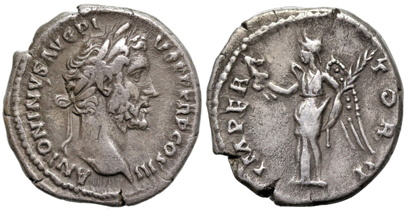 Roman Imperial
Antoninus Pius (138-161 AD). Rome
AR Denarius (17.2mm 3g)
Obv:...